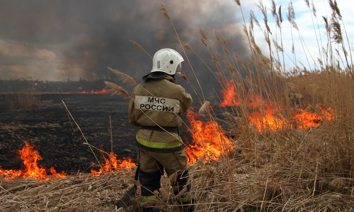 В Ростовской области сохраняется чрезвычайная пожароопасность