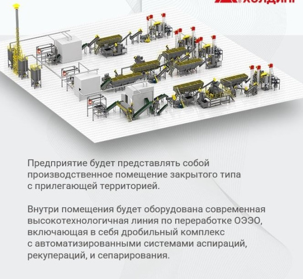 Представлен проект по созданию и развитию федеральной сети центров переработки отходов электрического и электронного оборудования